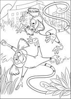 coloriage rio les ouistitis